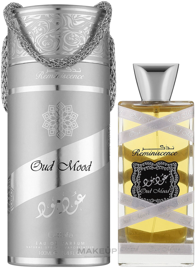 Lattafa Perfumes Oud Mood Reminiscence Silver 100ML - Unisex perfume