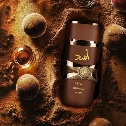 Lattafa Asad Brown Bourbon 100 ML - Eau De Perfume - Men Perfume